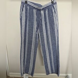 Striped Blue and White Pants